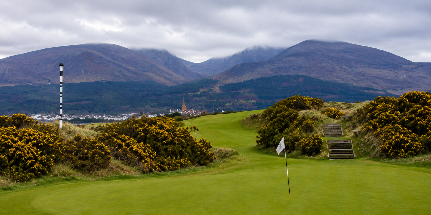 Hole 9, Royal County Down — one of the most photographed in golf