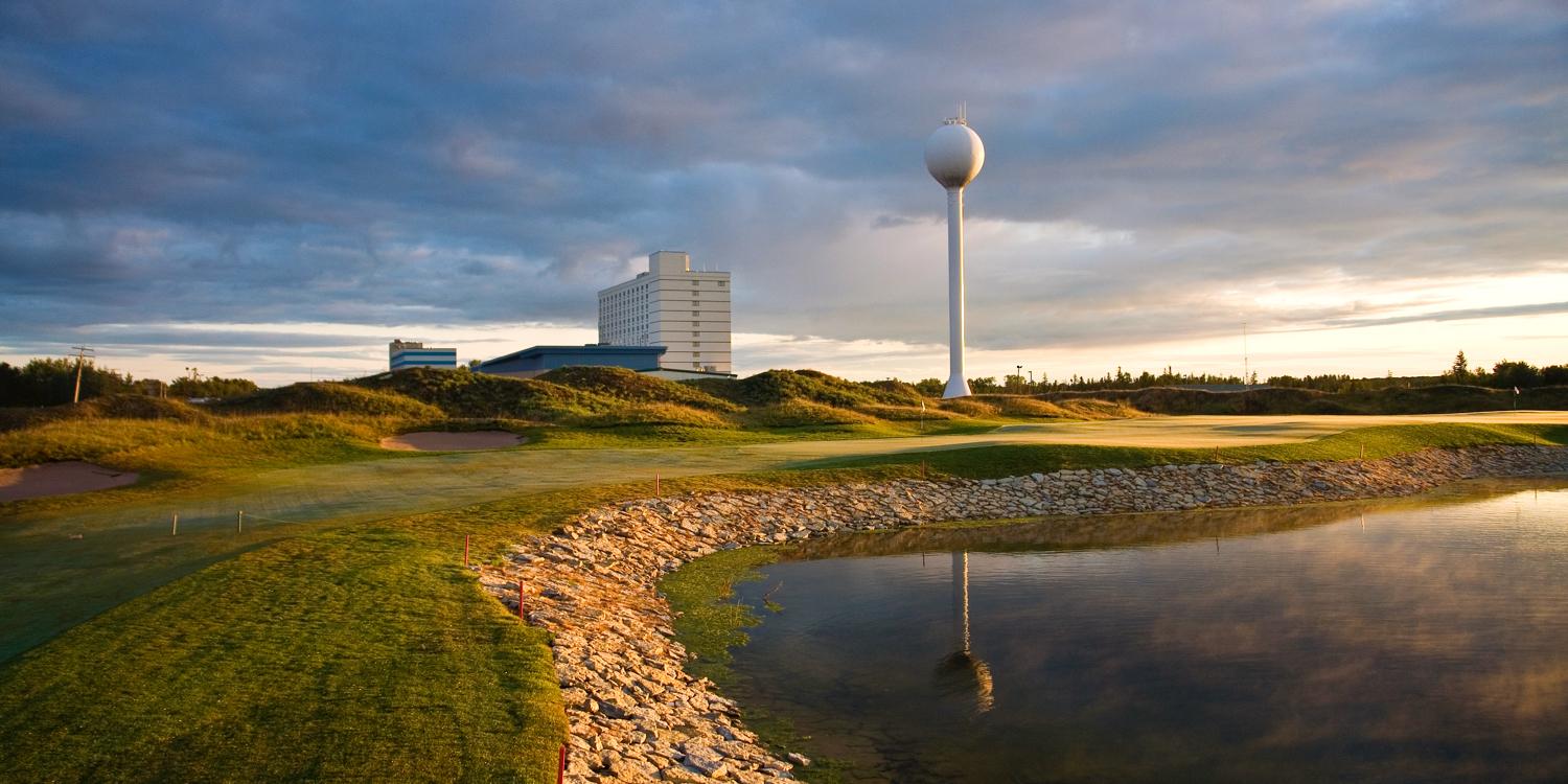 Island Resort Casino - Hole 9 Sweetgrass Island Resort Casino - Hole 9 Sweetgrass